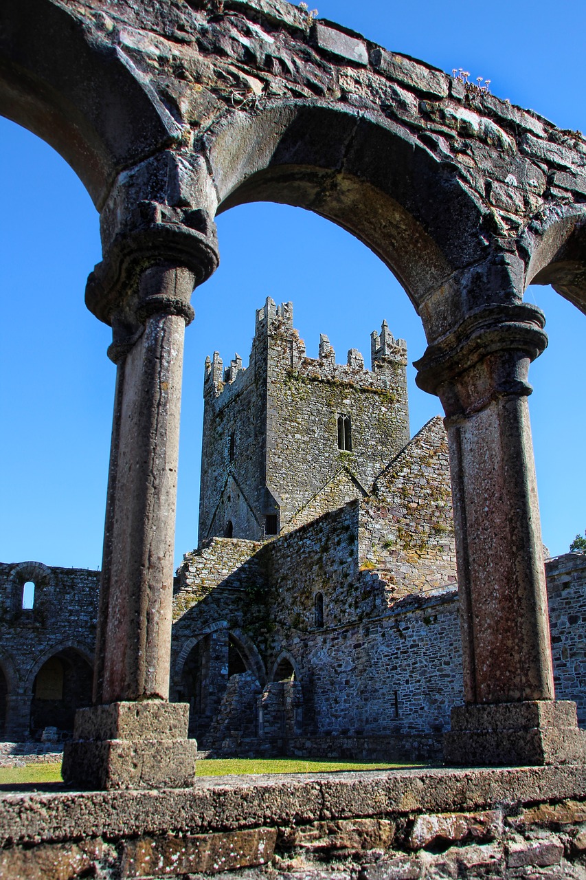 Airija,  Vienuolynas,  Architektūra,  Jerpoint Abbey,  Abbey,  Sugadinti,  Airijos,  Viduramžiai,  Klasztorne Griuvėsiai,  Kerry