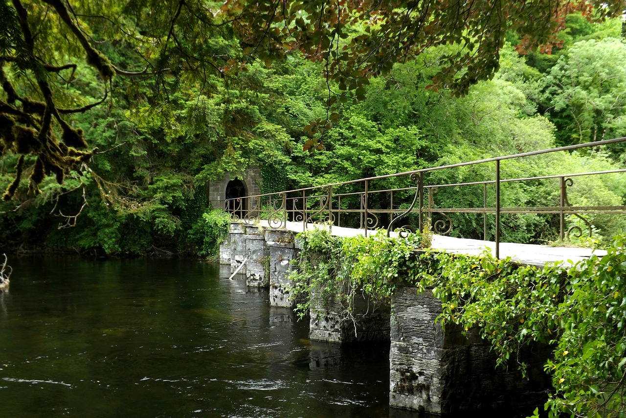 Airija, Apskrities Galway, Cong, Upė, Tiltas, Nemokamos Nuotraukos,  Nemokama Licenzija