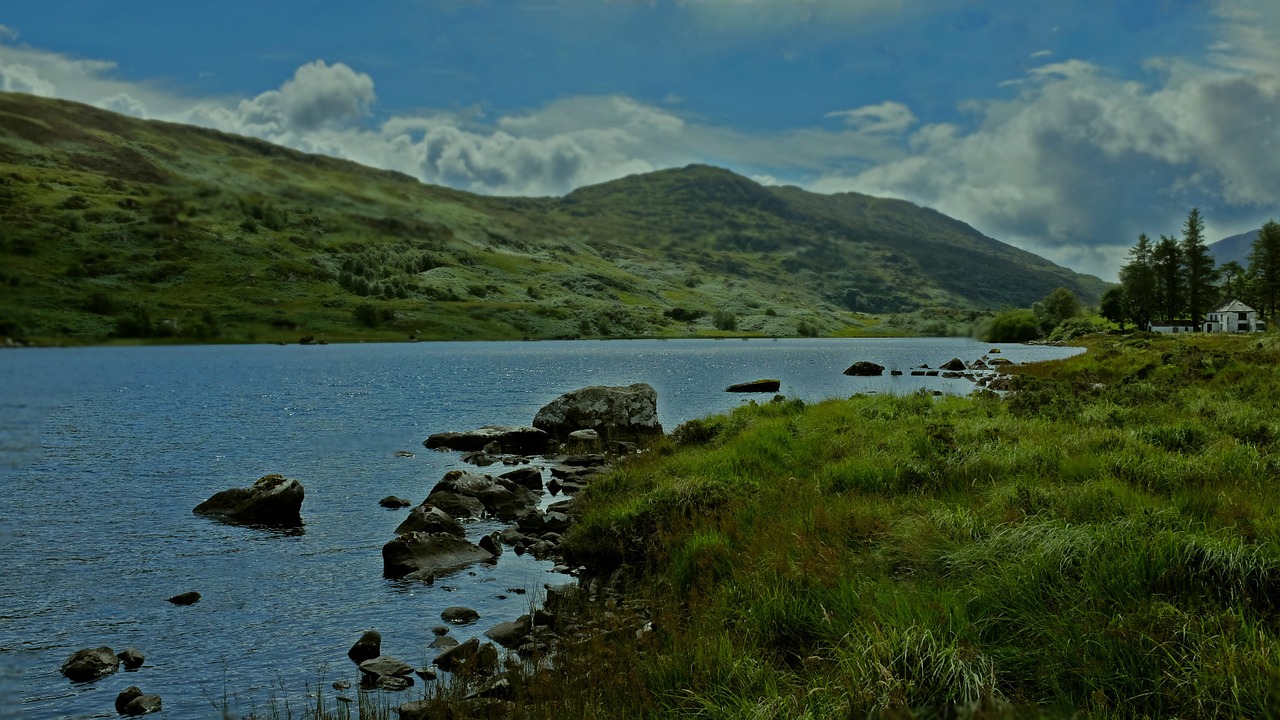 Irelande, Kraštovaizdis, Ežeras, Upė, Gamta, Vandensvydis, Kritimas, Vanduo, Migla, Rūkas