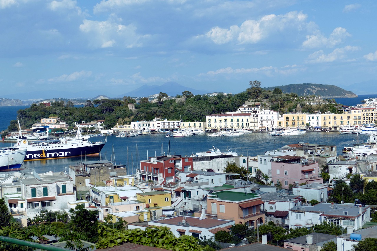 Ischia, Italy, Viduržemio Jūros, Turizmas, Šventė, Sala, Kraštovaizdis, Adrijos Jūra, Perspektyva, Vaizdas