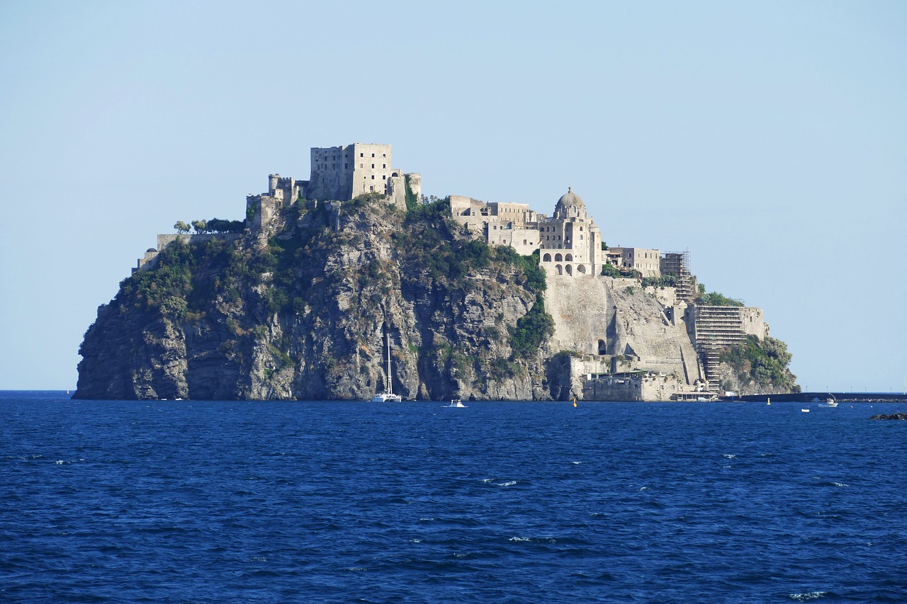 Ischia, Italy, Viduržemio Jūros, Turizmas, Šventė, Sala, Adrijos Jūra, Perspektyva, Vaizdas, Panorama