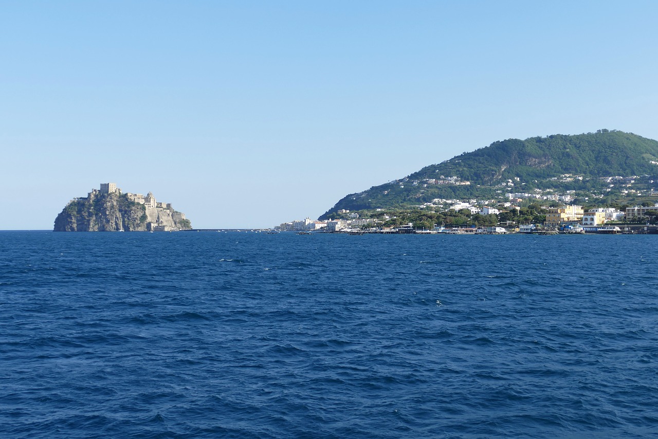 Ischia, Italy, Viduržemio Jūros, Turizmas, Šventė, Sala, Adrijos Jūra, Perspektyva, Vaizdas, Panorama