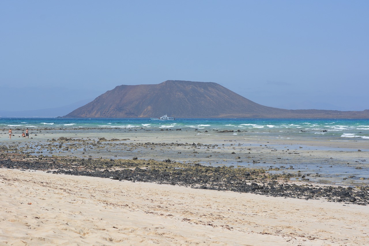 Isla De Lobos, Sala, Fuerteventura, Jūra, Papludimys, Gamta, Mėlynas Dangus, Kraštovaizdis, Nemokamos Nuotraukos,  Nemokama Licenzija