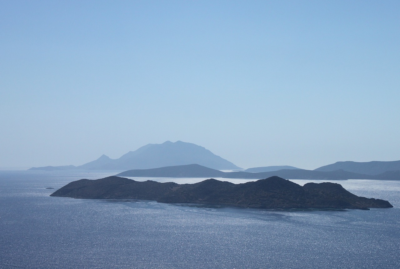 Salos, Viduržemio Jūra, Horizontas, Jūra, Graikija, Mėlynas, Kalnas, Nemokamos Nuotraukos,  Nemokama Licenzija