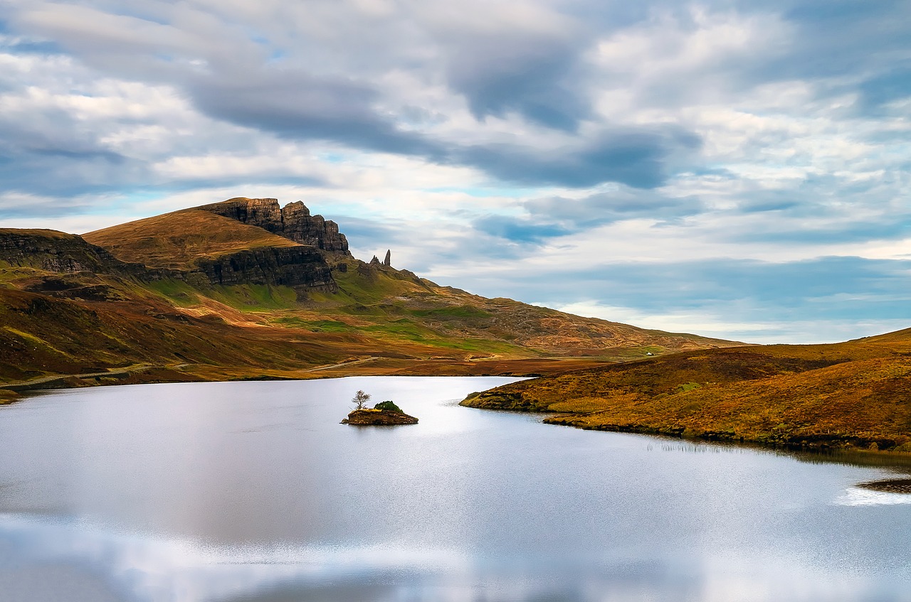 Isle Of Skye, Škotija, Dangus, Debesys, Atostogos, Šventė, Turizmas, Highland, Kalvos, Kalnai