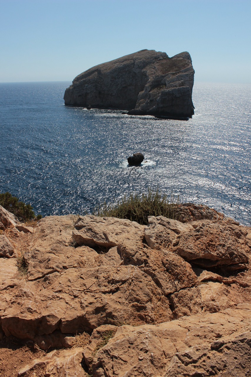Isola Foradada, Capo Caccia, Sardinija, Jūra, Kraštovaizdis, Nemokamos Nuotraukos,  Nemokama Licenzija