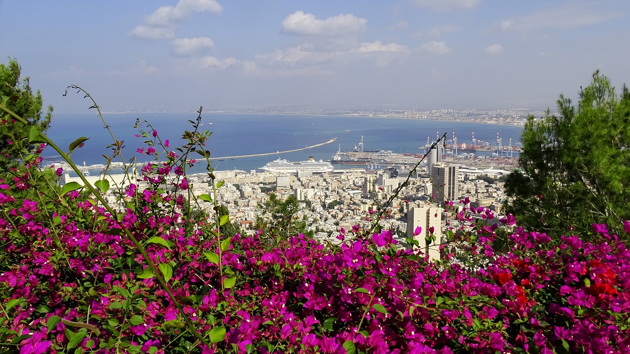 Izraelis, Haifa, Uostas, Dangus, Debesys, Nemokamos Nuotraukos,  Nemokama Licenzija