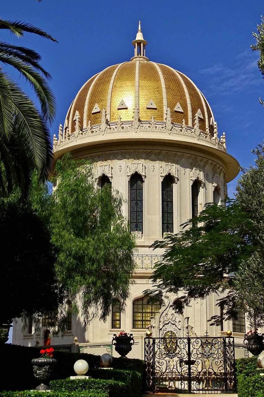 Izraelis, Haifa, Baha Tikėjime, Baha Į Weltzentrum, Šventovė, Baha Tikėjimo Sode, Nemokamos Nuotraukos,  Nemokama Licenzija