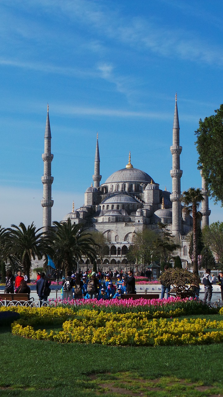 Istanbulas, Mėlyna Mečetė, Mečetė, Turkija, Islamas, Kupolas, Žinomas, Turkish, Islamic, Orientyras