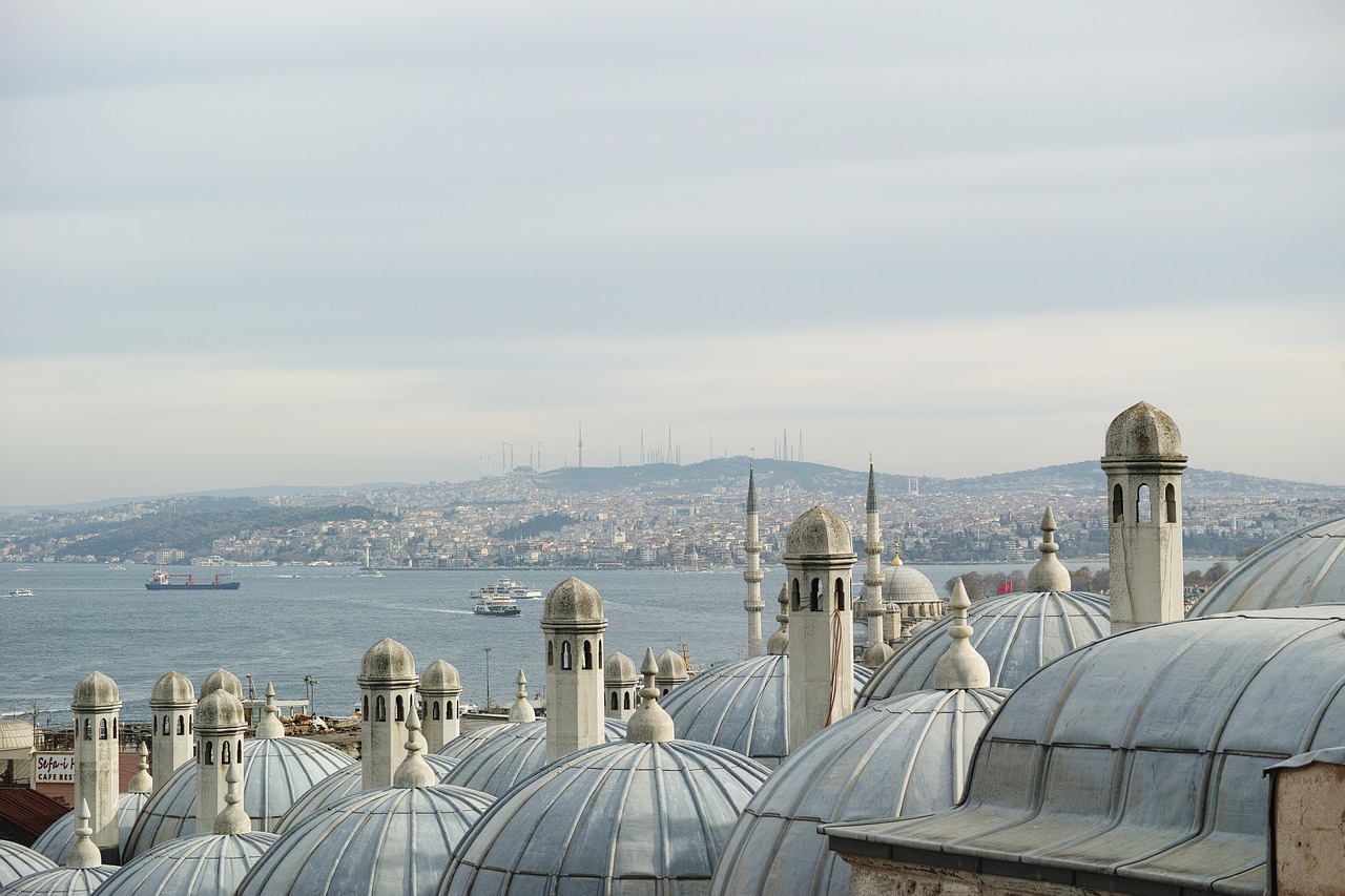 Istanbulas, Architektūra, Turkija, Anatolija, Gerklė, Jūrų, Taika, Miesto Centras, Kelionė, Estetika