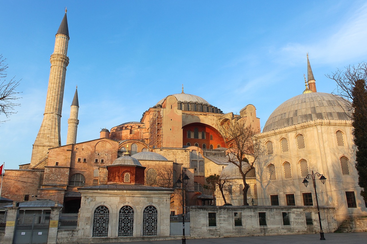 Istanbulas, Turkija, Šventoji Sophie, Bažnyčia, Hagia Sophia, Mečetė, Paminklas, Architektūra, Dangus, Nemokamos Nuotraukos
