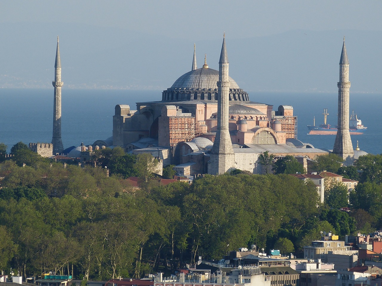 Istanbulas, Turkija, Fosforas, Jūra, Perspektyva, Vaizdas, Senamiestis, Mečetė, Minaretas, Auksinis Ragas
