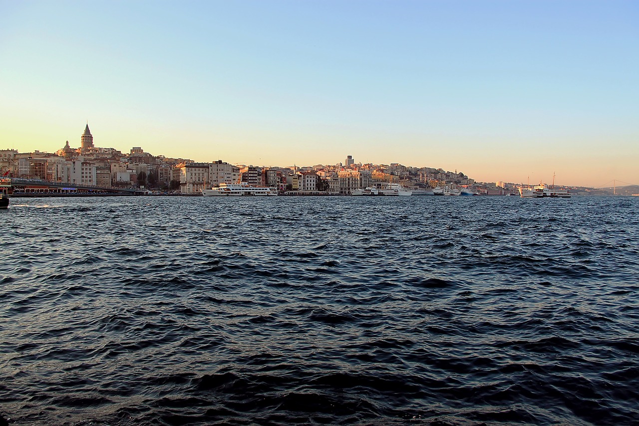 Istanbulas, Gerklė, Peržiūros, Jūrų, Miesto Panorama, Nemokamos Nuotraukos,  Nemokama Licenzija
