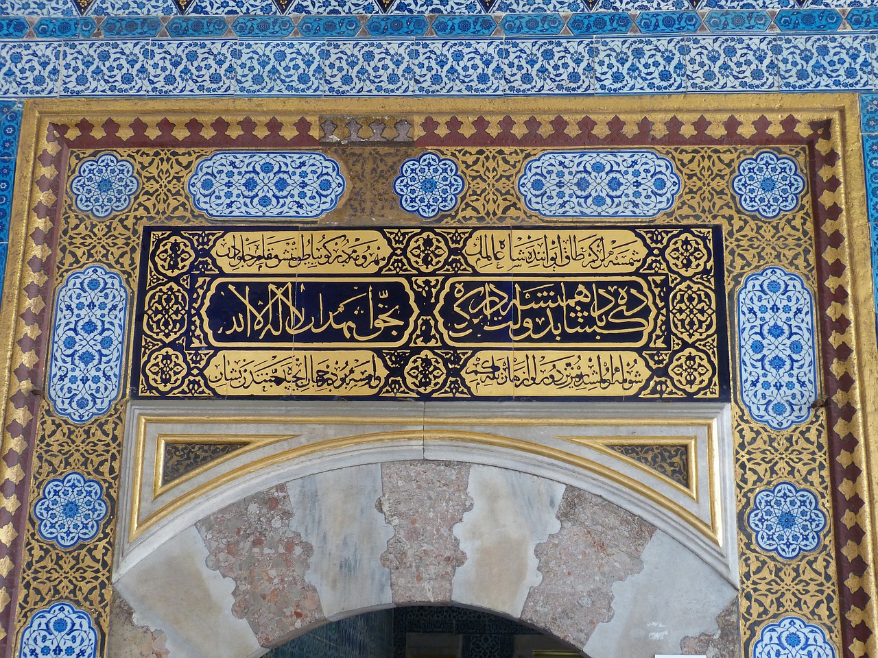 Istanbulas, Turkija, Rūmai, Pilis, Istoriškai, Topkapi, Sultonas, Arabiškas, Šrifto, Keramika