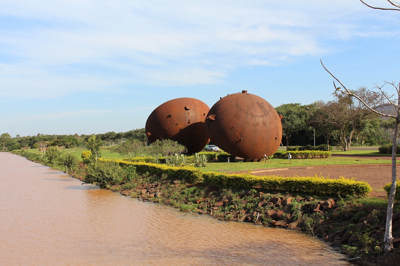 Itaipu, Binational, Rutuliai, Skulptūra, Brazilija, Nemokamos Nuotraukos,  Nemokama Licenzija