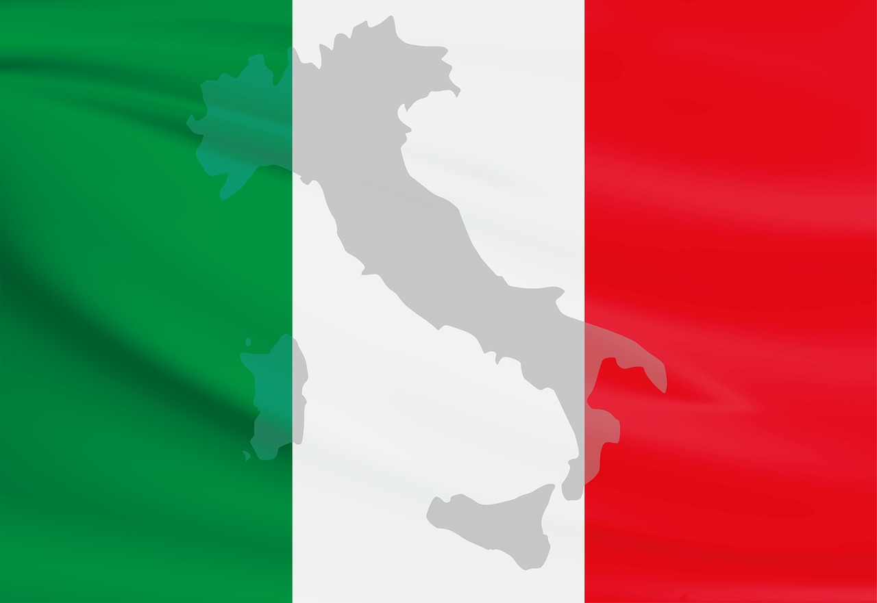Italy, Vėliava, Reklama, Raudona, Balta, Žalias, Batai, Sardinija, Sicilija, Žemėlapis