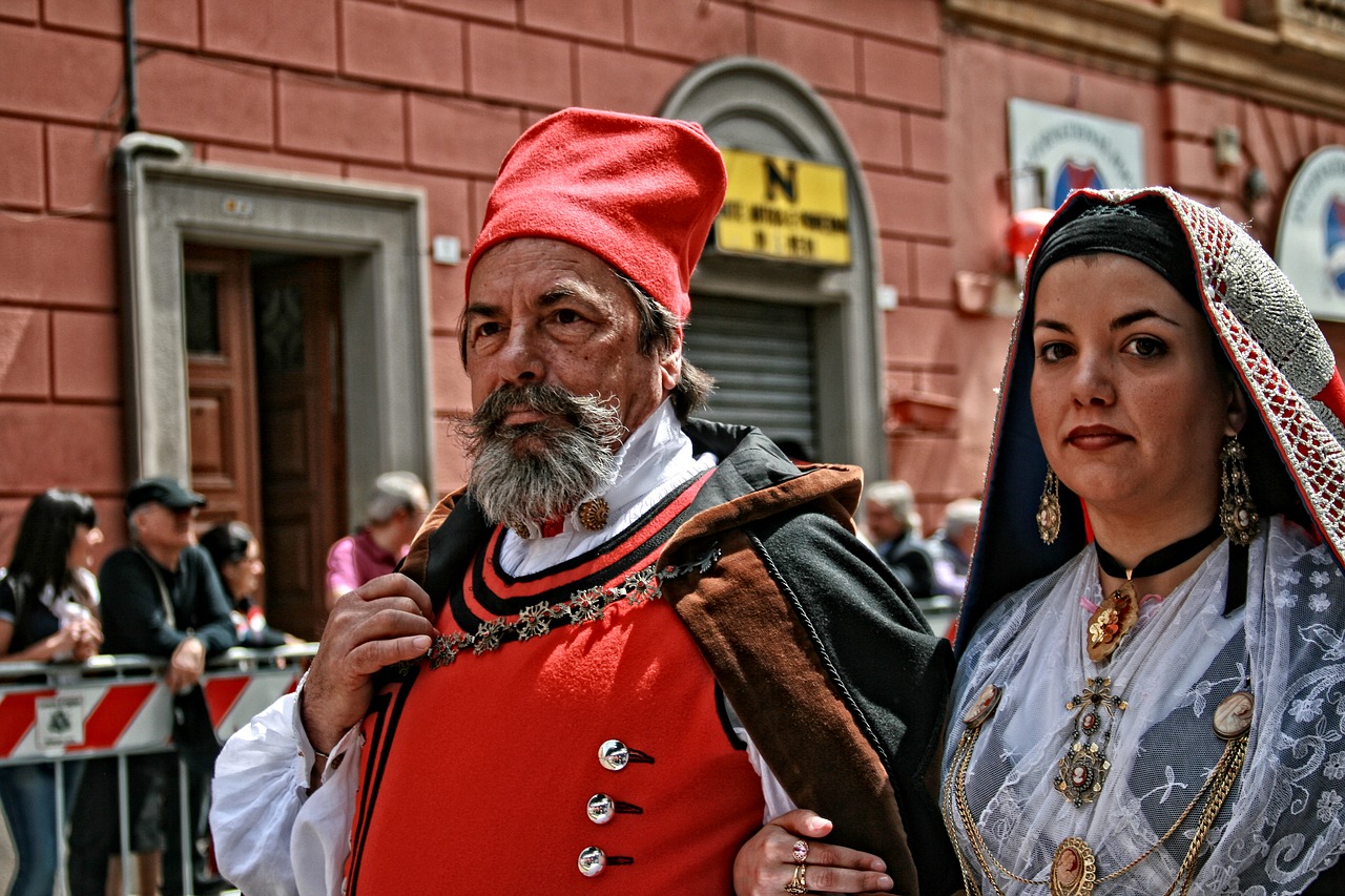 Italy, Sardinija, Kaljaris, Folkloras, Nemokamos Nuotraukos,  Nemokama Licenzija