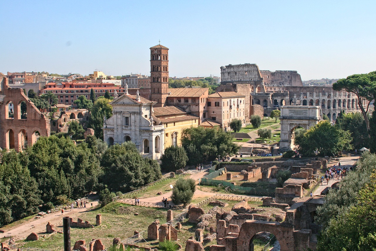 Italy, Roma, Romanų Forumas, Senovės Architektūra, Koliziejus, Nemokamos Nuotraukos,  Nemokama Licenzija