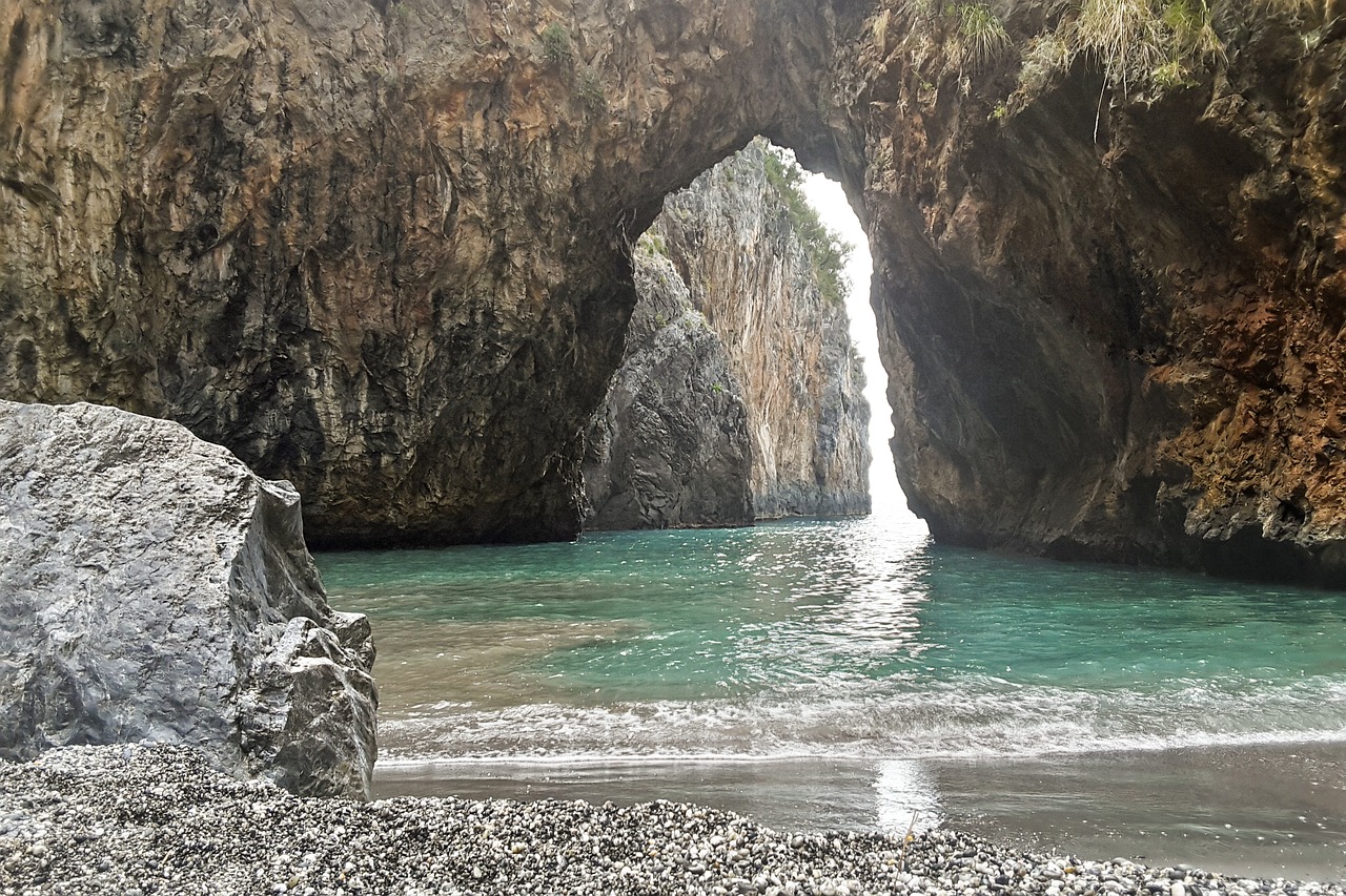 Italy, Kalabrija, San Nicola Arcella, Arcomagno, Jūra, Gamta, Vanduo, Nemokamos Nuotraukos,  Nemokama Licenzija