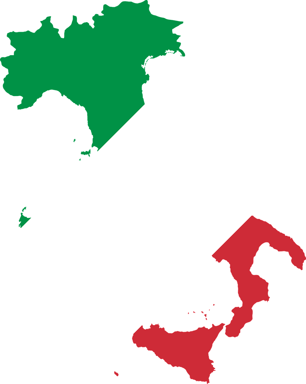 Italy, Šalis, Europa, Vėliava, Sienos, Žemėlapis, Tauta, Geografija, Kartografija, Svg