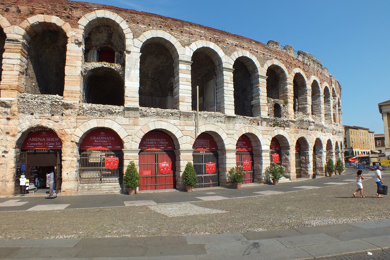 Verona, Italy, Arena Di Verona, Senovinis, Romėnų, Amfiteatras, Nemokamos Nuotraukos,  Nemokama Licenzija