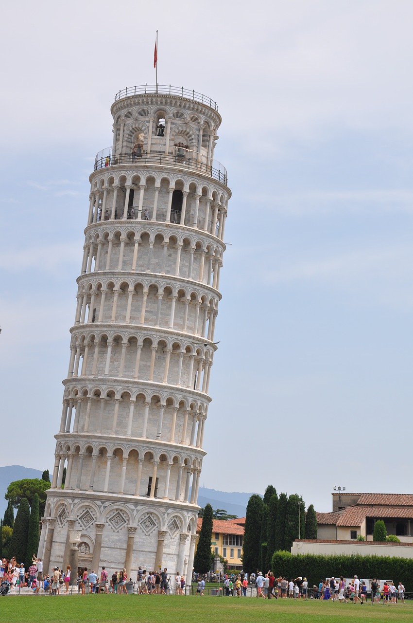 Italy, Europa, Pisa, Architektūra, Orientyras, Bokštas, Pastatas, Turizmas, Kelionė, Žinomas