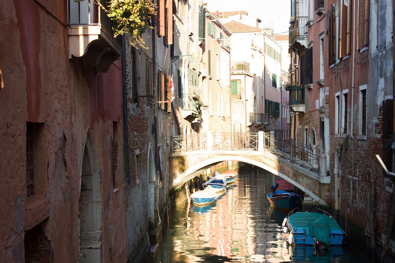 Italy, Venecija, Kanalas, Architektūra, Upė, Senamiestis, Gondola, Kanale Grande, Valtys, Vanduo