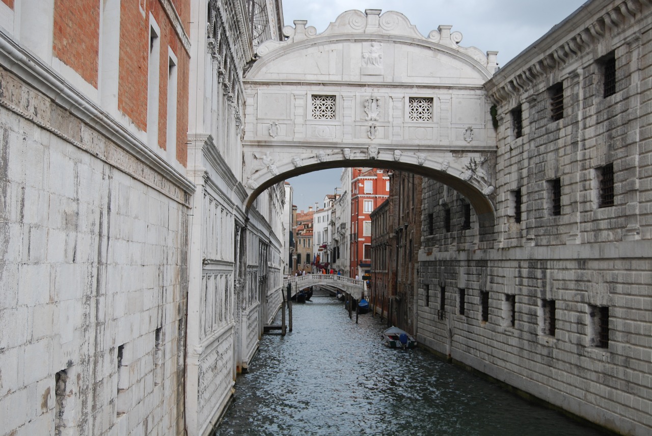 Italy, Tiltas, Venecijos Kanalas, Nemokamos Nuotraukos,  Nemokama Licenzija
