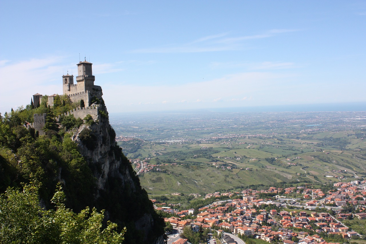 Italy, San Marino, Pilis, Miestas, Regėjimas, Vaizdas, Nemokamos Nuotraukos,  Nemokama Licenzija