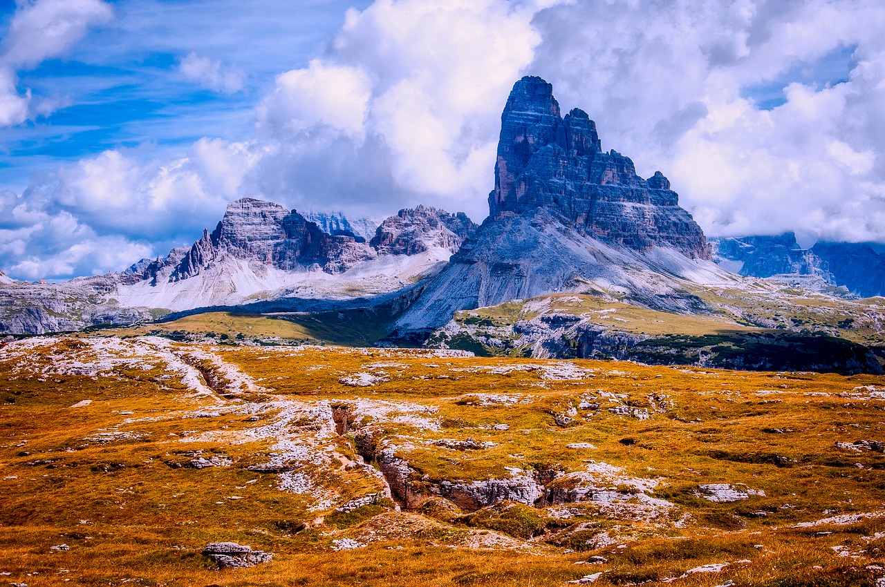 Italy, Dolomitai, Kalnai, Pieva, Kraštovaizdis, Vaizdingas, Dangus, Debesys, Hdr, Gamta