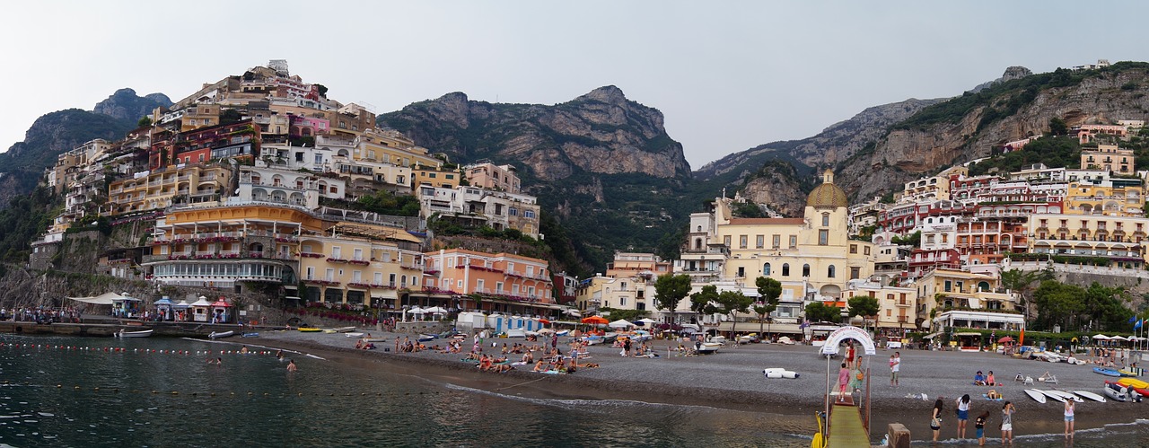 Italy, Positano, Kraštovaizdis, Nemokamos Nuotraukos,  Nemokama Licenzija