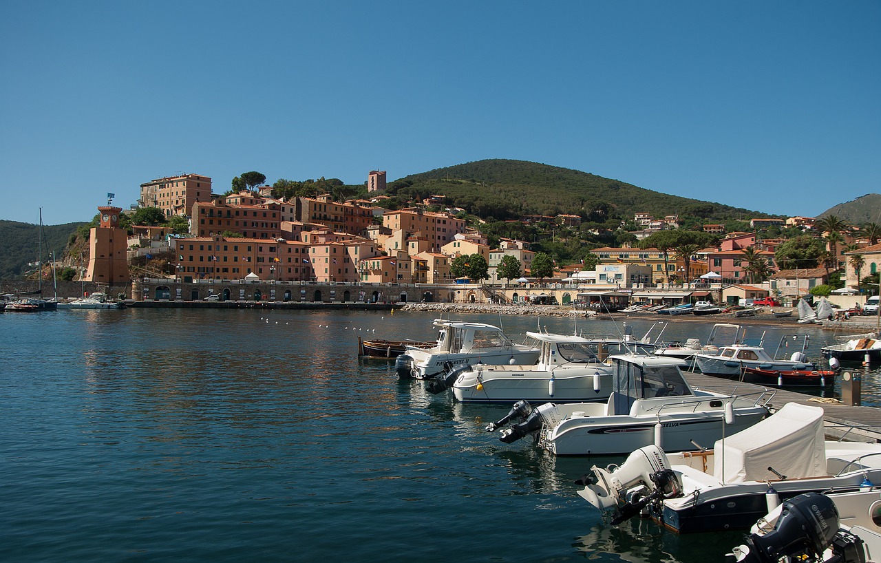 Italy, Sala Elba, Rio Marina, Uostas, Nemokamos Nuotraukos,  Nemokama Licenzija