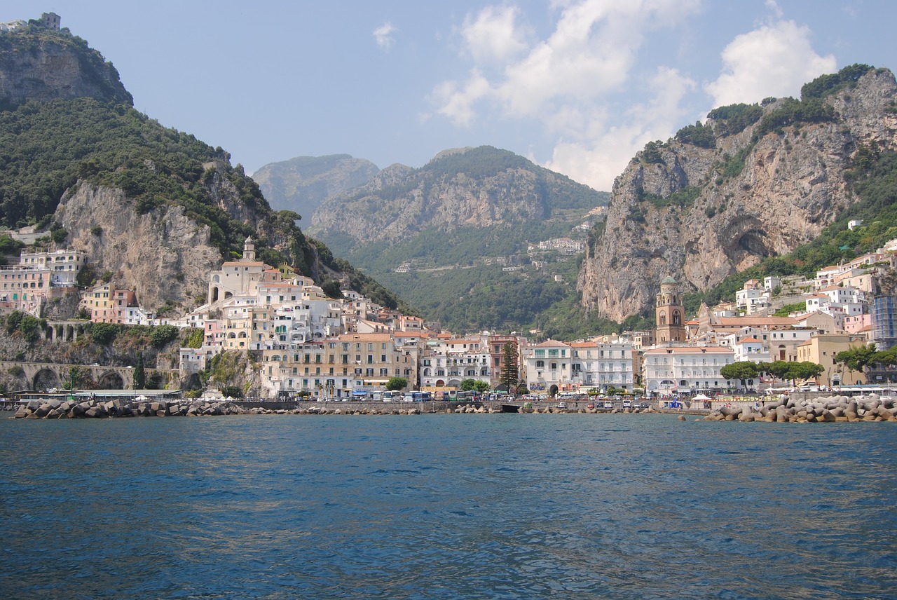 Italy, Amalfi Pakrantė, Miestas, Nemokamos Nuotraukos,  Nemokama Licenzija