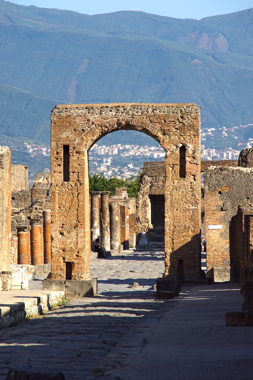 Italy, Pompėja, Architektūra, Senovinis, Romėnų, Archeologija, Pompei, Stulpelis, Senoviniai Griuvėsiai, Nemokamos Nuotraukos