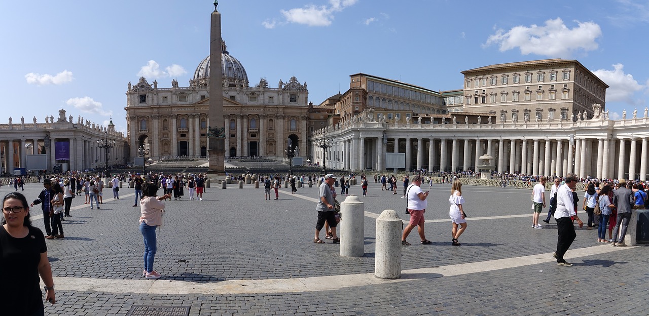 Italy, Roma, St Peterio Aikštė, Bažnyčia, Pastatas, Katalikų, Nemokamos Nuotraukos,  Nemokama Licenzija