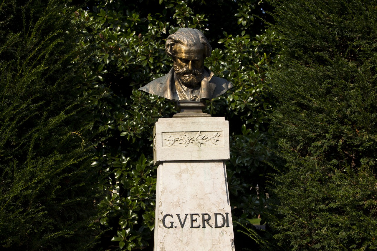 Italy, Statula, Verdi, Skulptūra, Bronza, Giuseppe Verdi, Kompozitorius, Nemokamos Nuotraukos,  Nemokama Licenzija