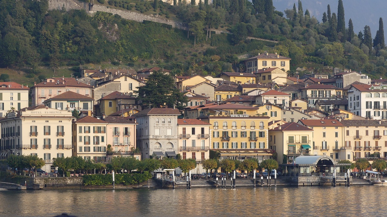 Italy, Ežero Como, Bellagio, Nemokamos Nuotraukos,  Nemokama Licenzija