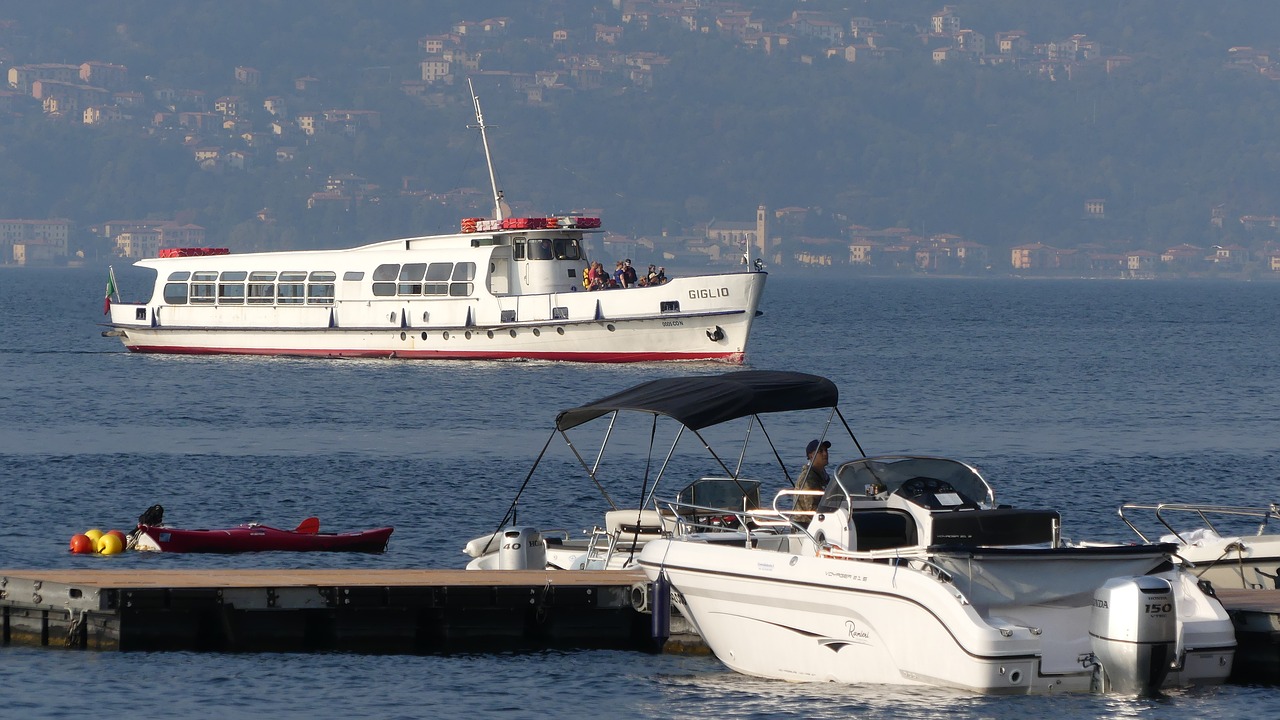Italy, Ežero Como, Upių Transportas, Nemokamos Nuotraukos,  Nemokama Licenzija