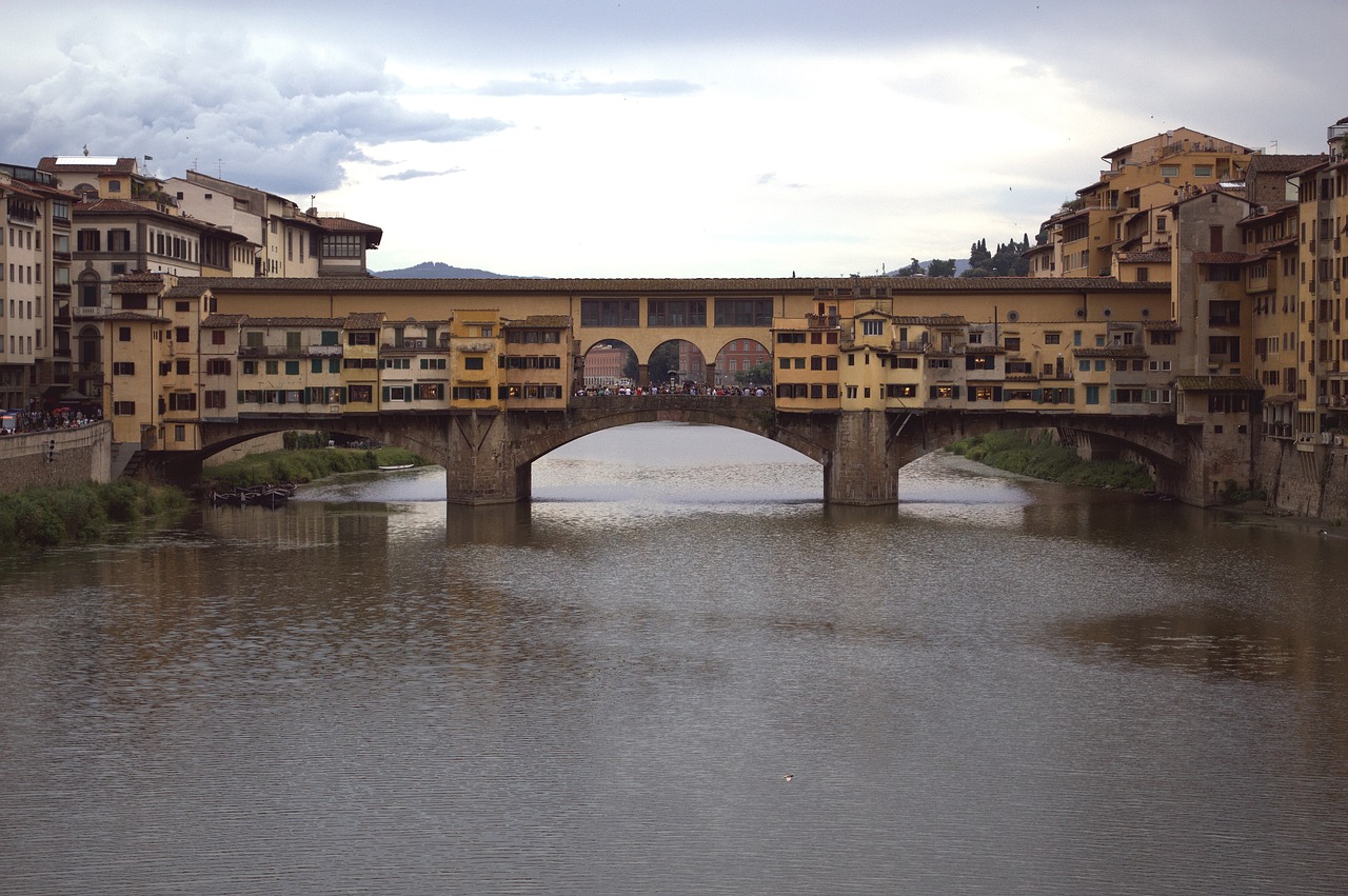 Italija,  Florencija,  Architektūra,  Firenze,  Europa,  Istorinis,  Žymus Objektas,  Istorija,  Tiltas,  Ponte Vecchio