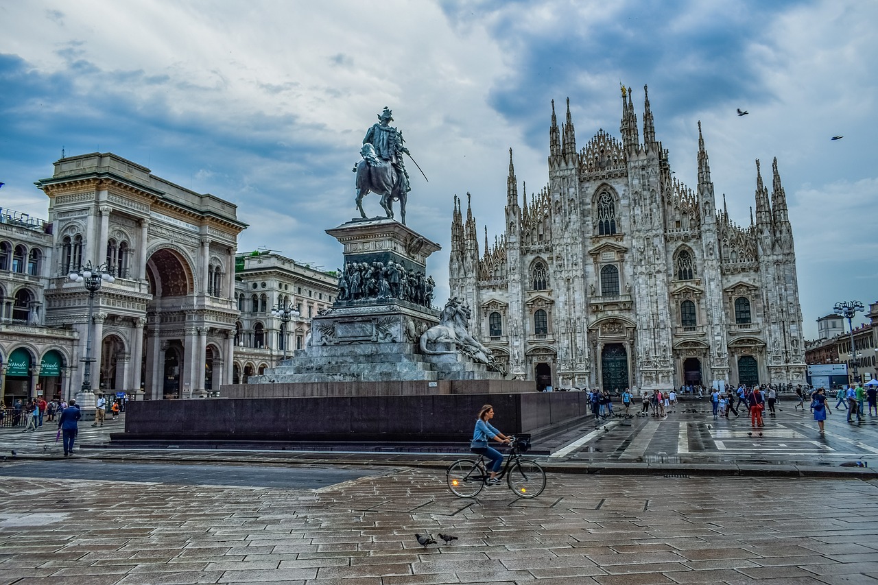 Italija,  Milano,  Duomo Aikštė,  Architektūra,  Bažnyčia,  Dizainas,  Metai,  Miestas,  Istoriškai,  Gotika