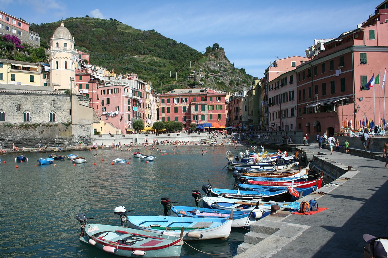 Italy, Cinque Terre, Jūra, Nemokamos Nuotraukos,  Nemokama Licenzija
