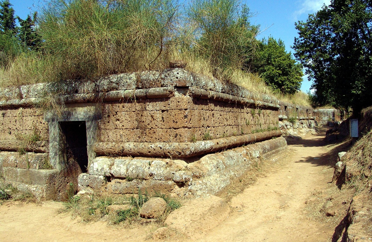 Italy,  Nekropolis,  Etruscanas,  Kapas,  Cerveteris,  Miestas Miręs, Nemokamos Nuotraukos,  Nemokama Licenzija