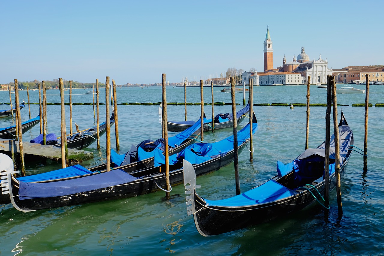 Italy,  Venecija,  Gondolos,  Valtys, Nemokamos Nuotraukos,  Nemokama Licenzija