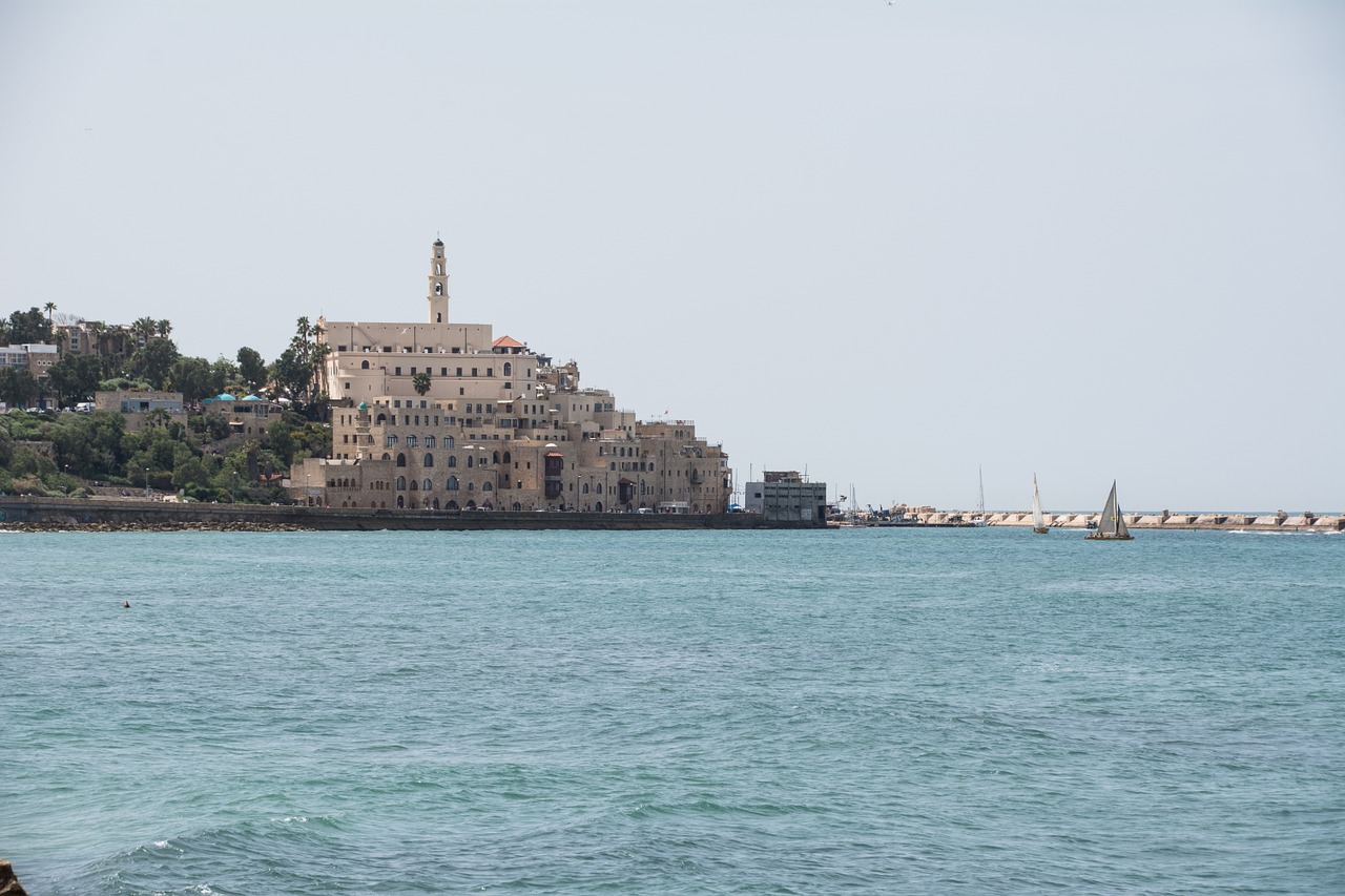 Jaffa, Panorama, Senamiestis, Senas, Miestas, Architektūra, Pastatas, Lankytinos Vietos, Jūra, Uostas