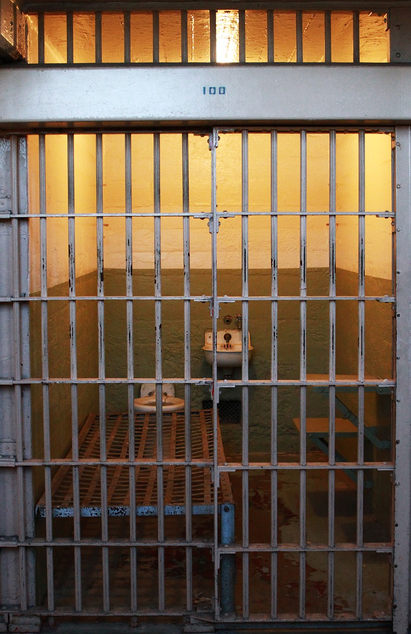 Kalėjimas, Ląstelė, Alcatraz Kalėjimas, Barai, Už Grotų, Nusikaltėlis, Kalėjimas, Užrakinti, Įkalinimas, Užrakintas