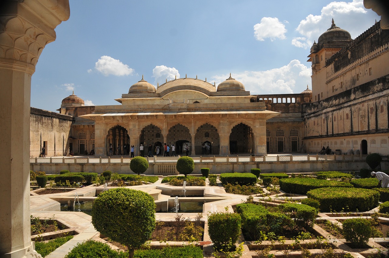 Jaipur, Gintaro Fortas, Rajasthan, Indija, Sodas, Rūmai, Kachhawaha, Citadelė, Shila Devi, Unesco