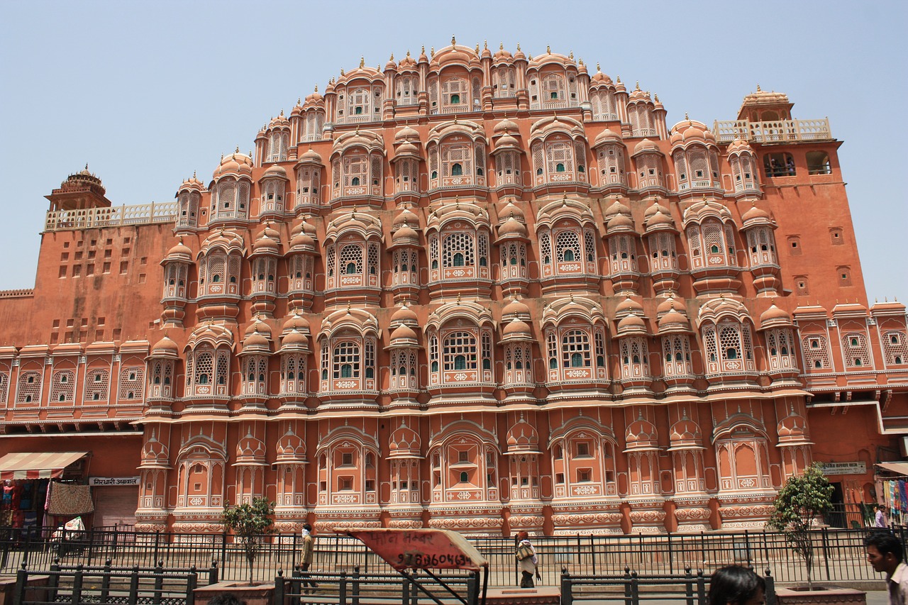 Jaipur, Indija, Rajasthan, Architektūra, Vėjo Rūmai, Kelionė, Hawa Mahal, Nemokamos Nuotraukos,  Nemokama Licenzija