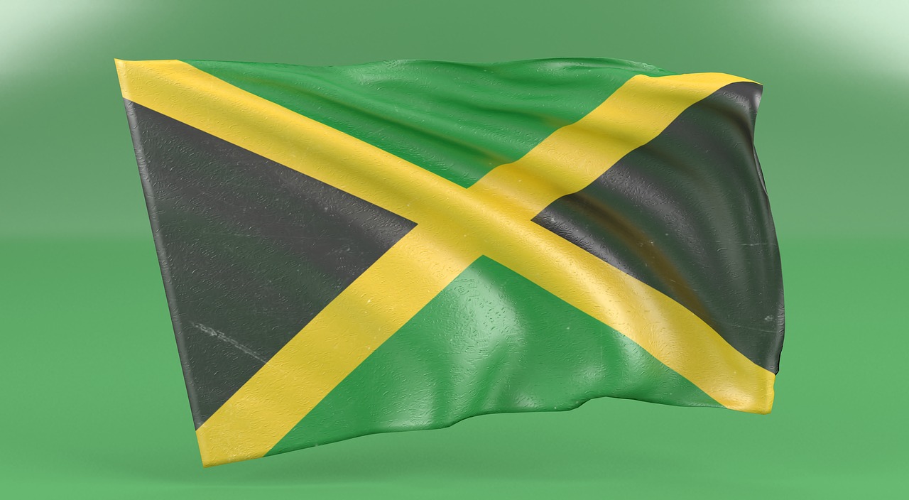 Jamaica,  Vėliava,  Karibų Jūros,  Tarptautinis,  Patriotizmas,  Tautybė,  Žalias,  Marihuana,  Rastafarian,  Šalis