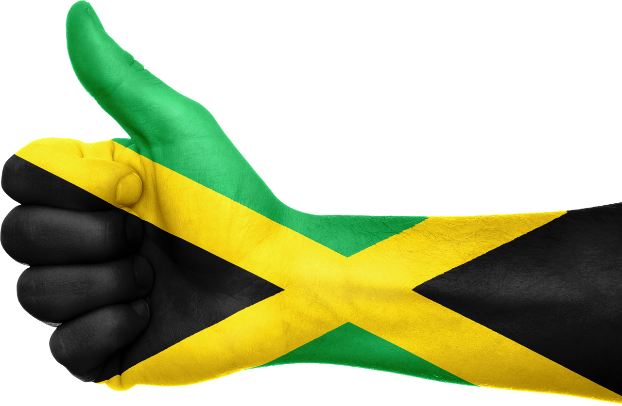 Jamaika, Vėliava, Ranka, Nacionalinis, Pirštai, Patriotinis, Nykščiai Aukštyn, Patriotizmas, Karibai, Nemokamos Nuotraukos