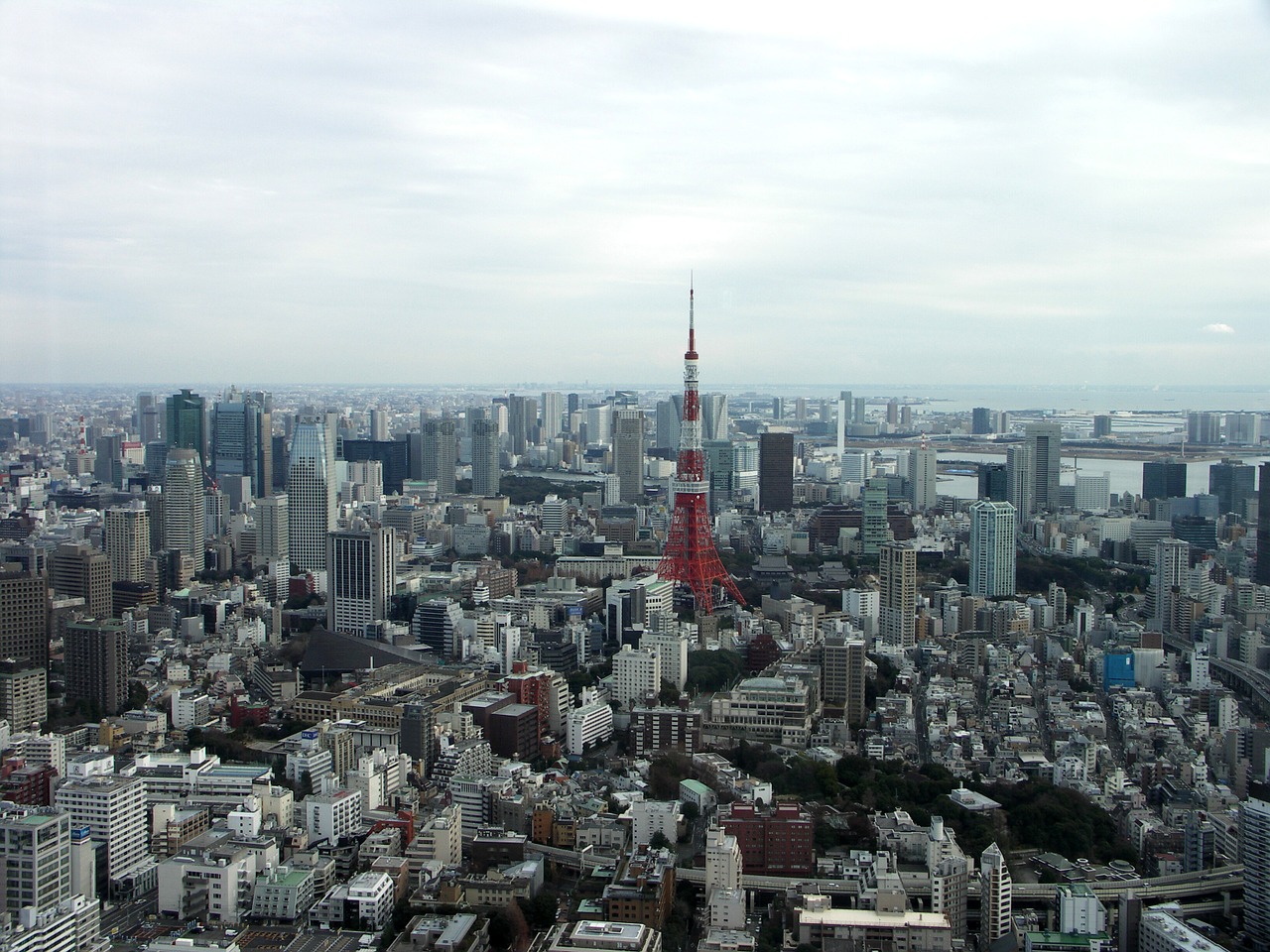 Japonija, Tokyo, Tokijo Bokštas, Miesto Panorama, Nemokamos Nuotraukos,  Nemokama Licenzija